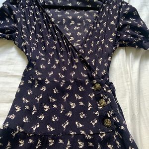 & Other Stories wrap midi dress